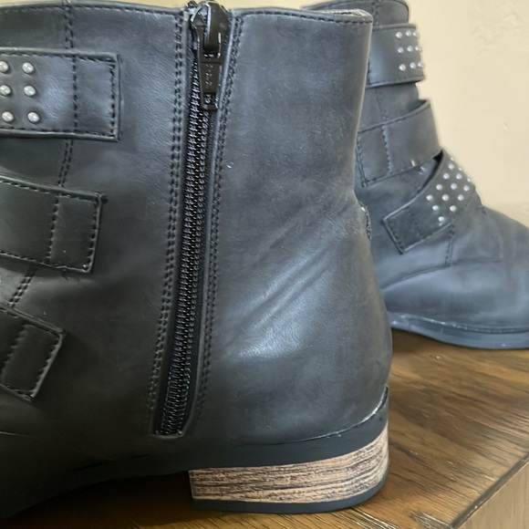 COMBAT BOOTS- charcoal gray- Size 7 - Picture 9 of 11